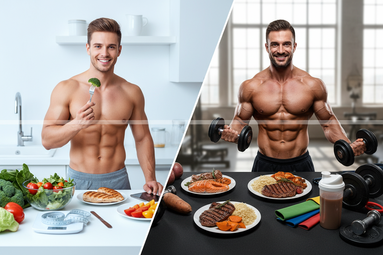 Calorie Deficit vs Surplus - How to Lose Fat or Build Muscle