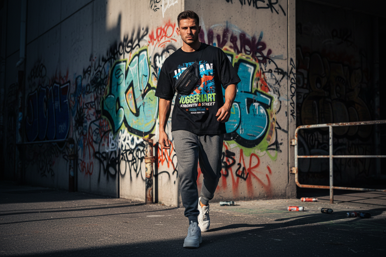 Why Oversized Graphic Gym Wear Is Taking Over Streetwear - And How to Style It