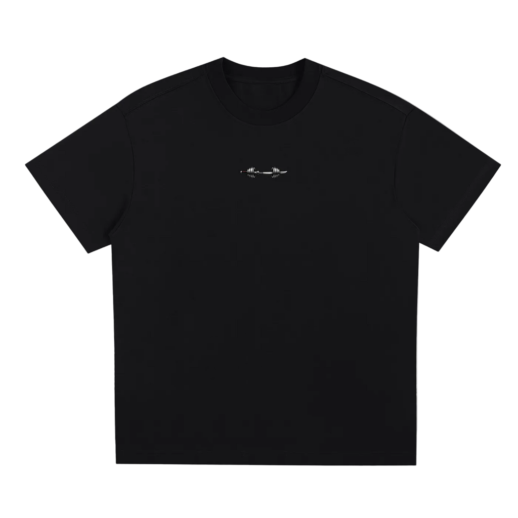 Plain green t-shirt on a white background