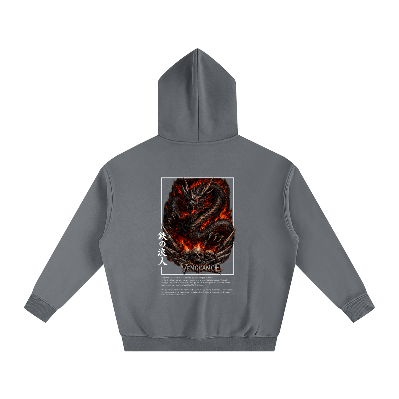 Vengeance Oversize Fleeced Hoodie