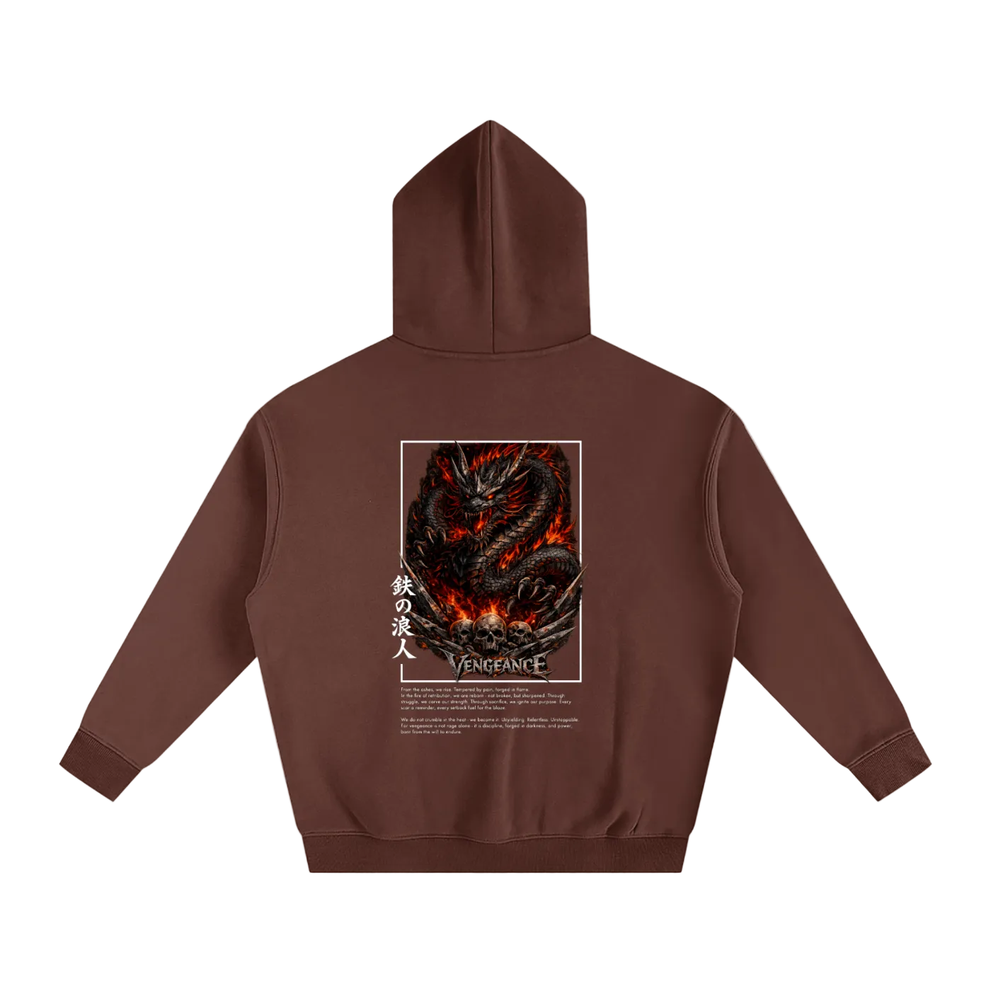 Vengeance Oversize Fleeced Hoodie