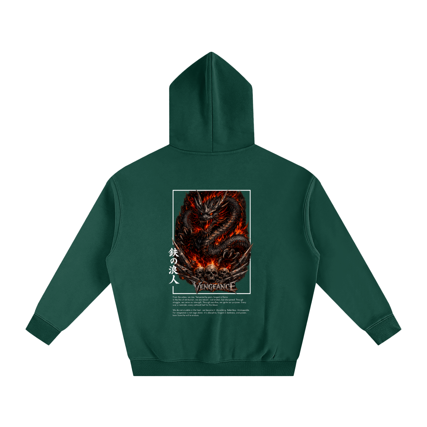Vengeance Oversize Fleeced Hoodie