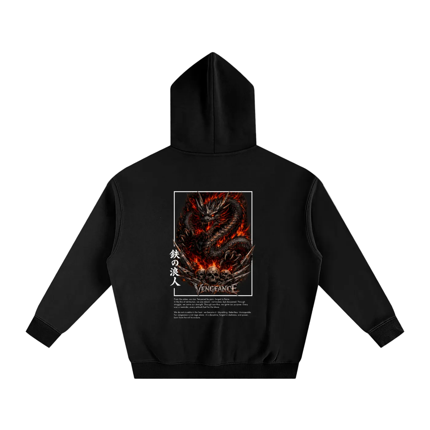 Vengeance Oversize Fleeced Hoodie