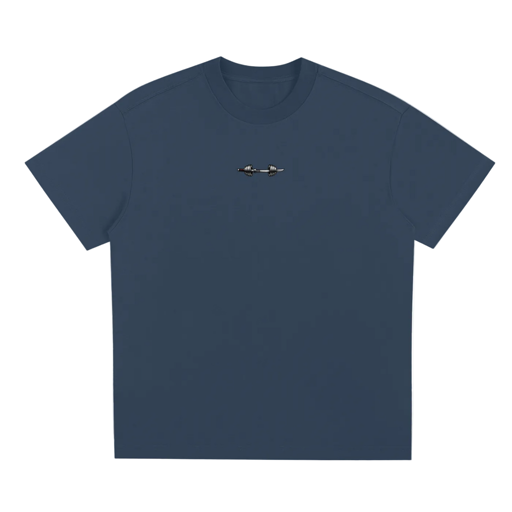 Plain green t-shirt on a white background