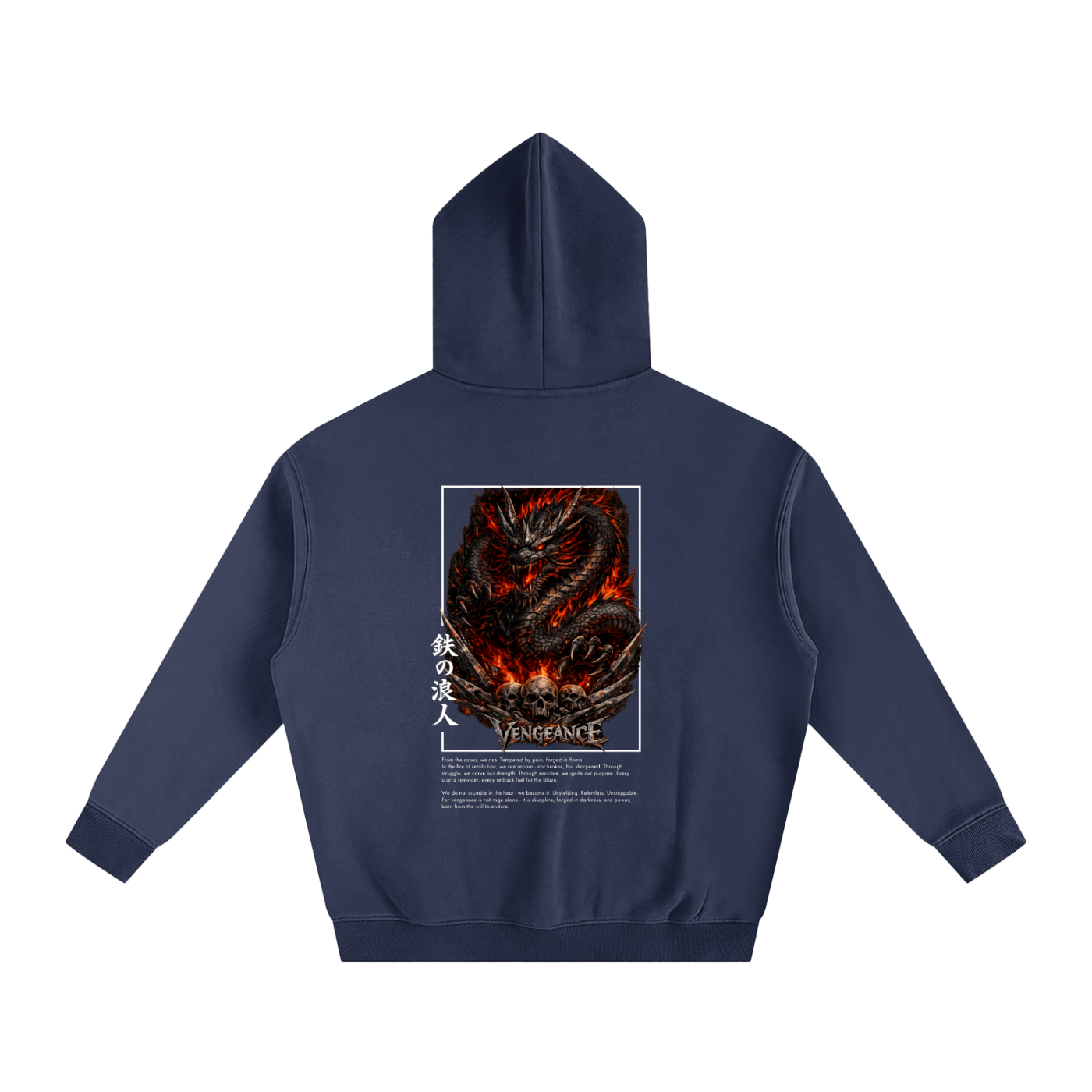 Vengeance Oversize Fleeced Hoodie